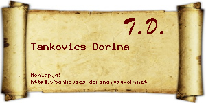 Tankovics Dorina névjegykártya